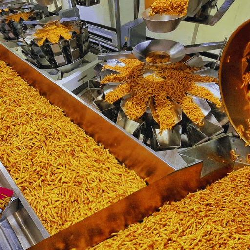 Discover the Secrets of Kurkure Production in Factory Settings