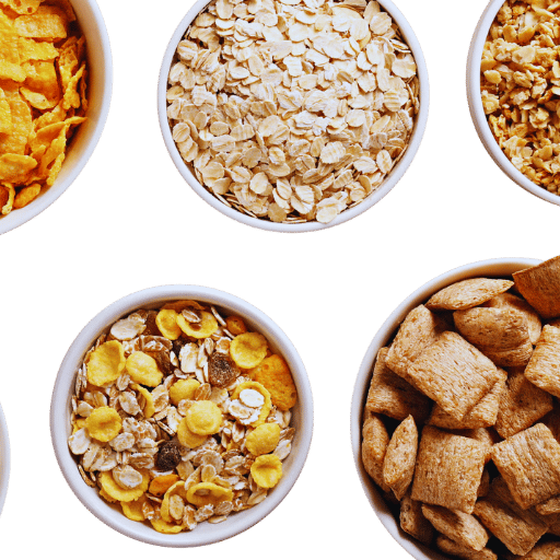 Existem melhores opções de cereais veganos ou sem glúten?