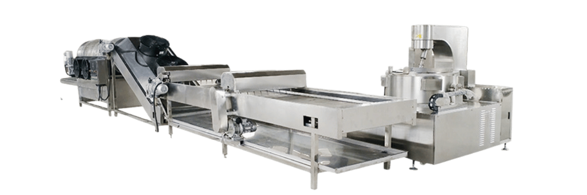 Industrial Hot Air Popcorn Process Line