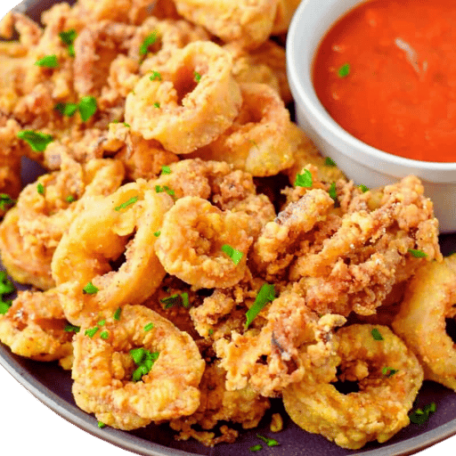 Is the Fried Calamari Snack a Healthy Snack Option?