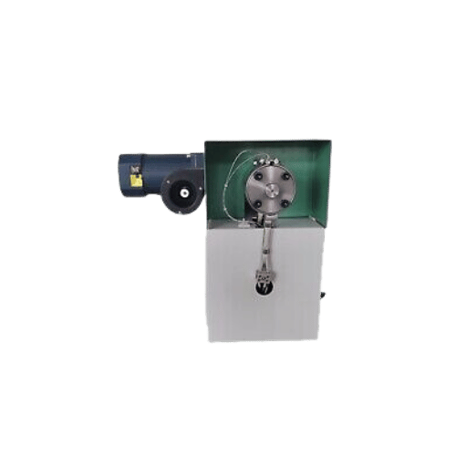 What is the operating mechanism of a twin-screw extruder?