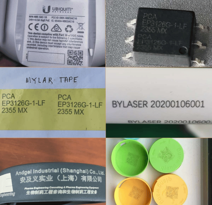 UV laser marking machines mark the batch number of products as well as expiration dates with high contrast that ensures compliance with the industry.