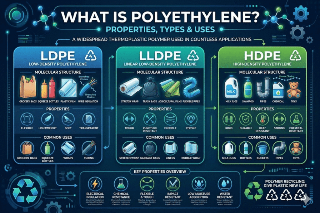 What Is Polyethylene Properties, Types & Uses