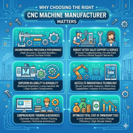Why Choosing the Right CNC Machine Manufacturer Matters