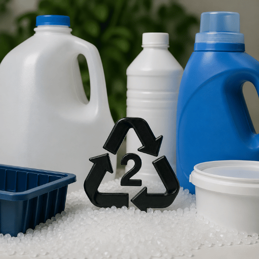 HDPE چیست؟ تعریف، فرم کامل و برچسب پلاستیکی شماره ۲