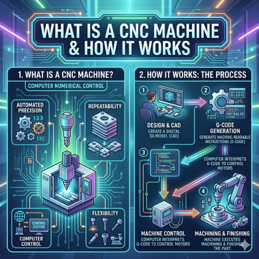 ¿Qué es una máquina CNC y cómo funciona?