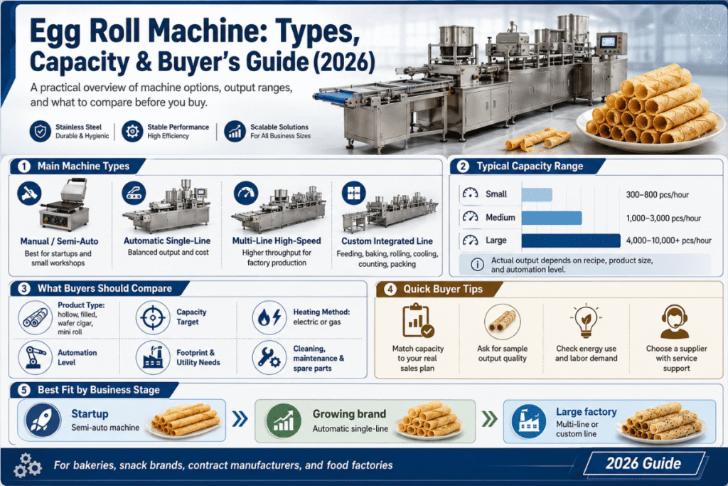 Egg Roll Machine: Types, Capacity & Buyer's Guide (2026)