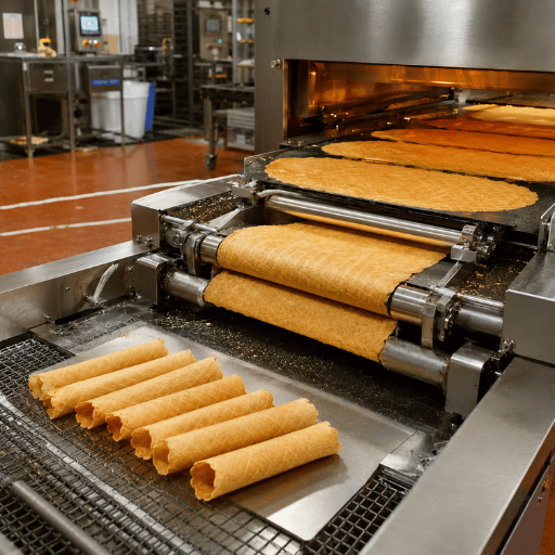 How a Phoenix Roll Machine Works: The Bake-and-Roll Cycle