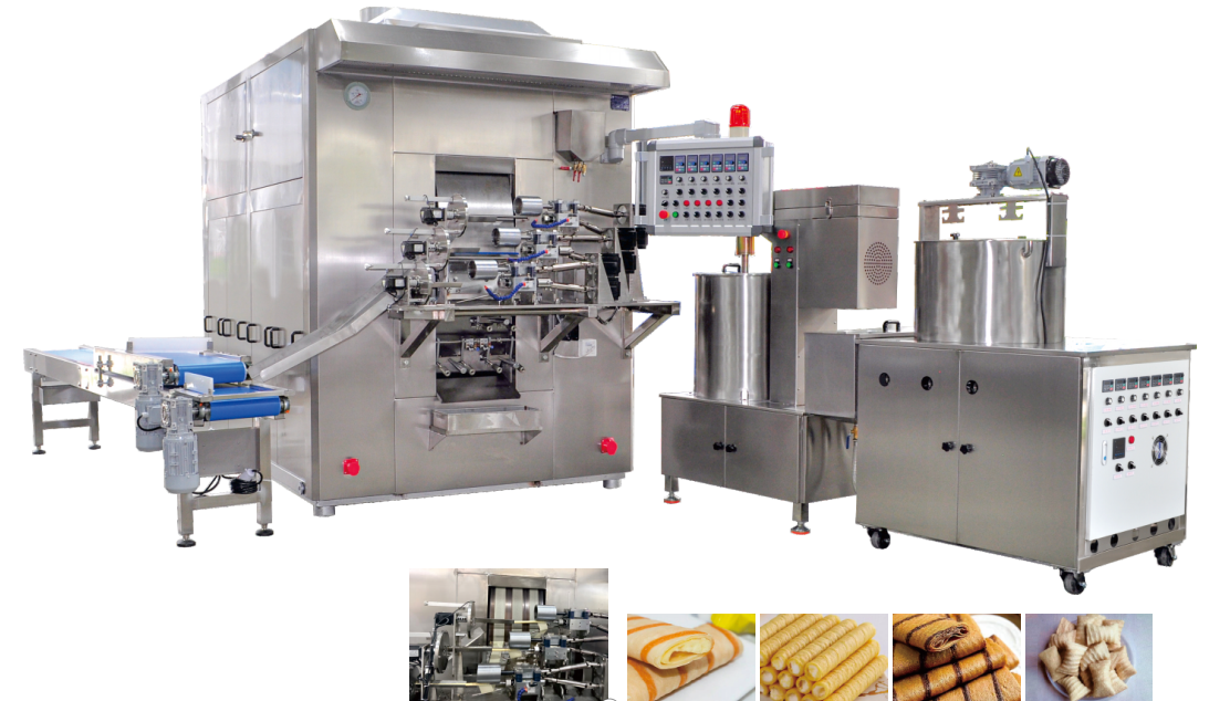 UDTECH UD05-3 Gas Automatic Wafer Egg Roll Machine Flagship