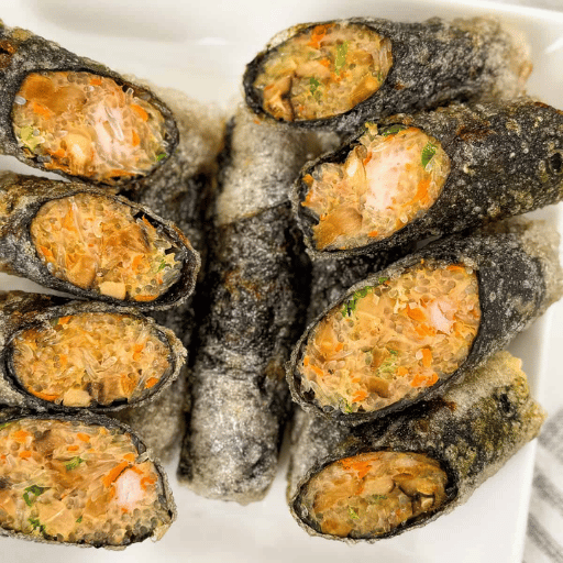 Gulungan Telur Rumpai Laut vs Popia, Sushi dan Keropok Beras