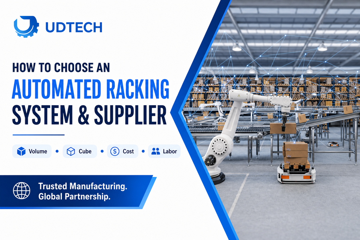 Modern automated distribution center — how to choose an automated racking system and supplier