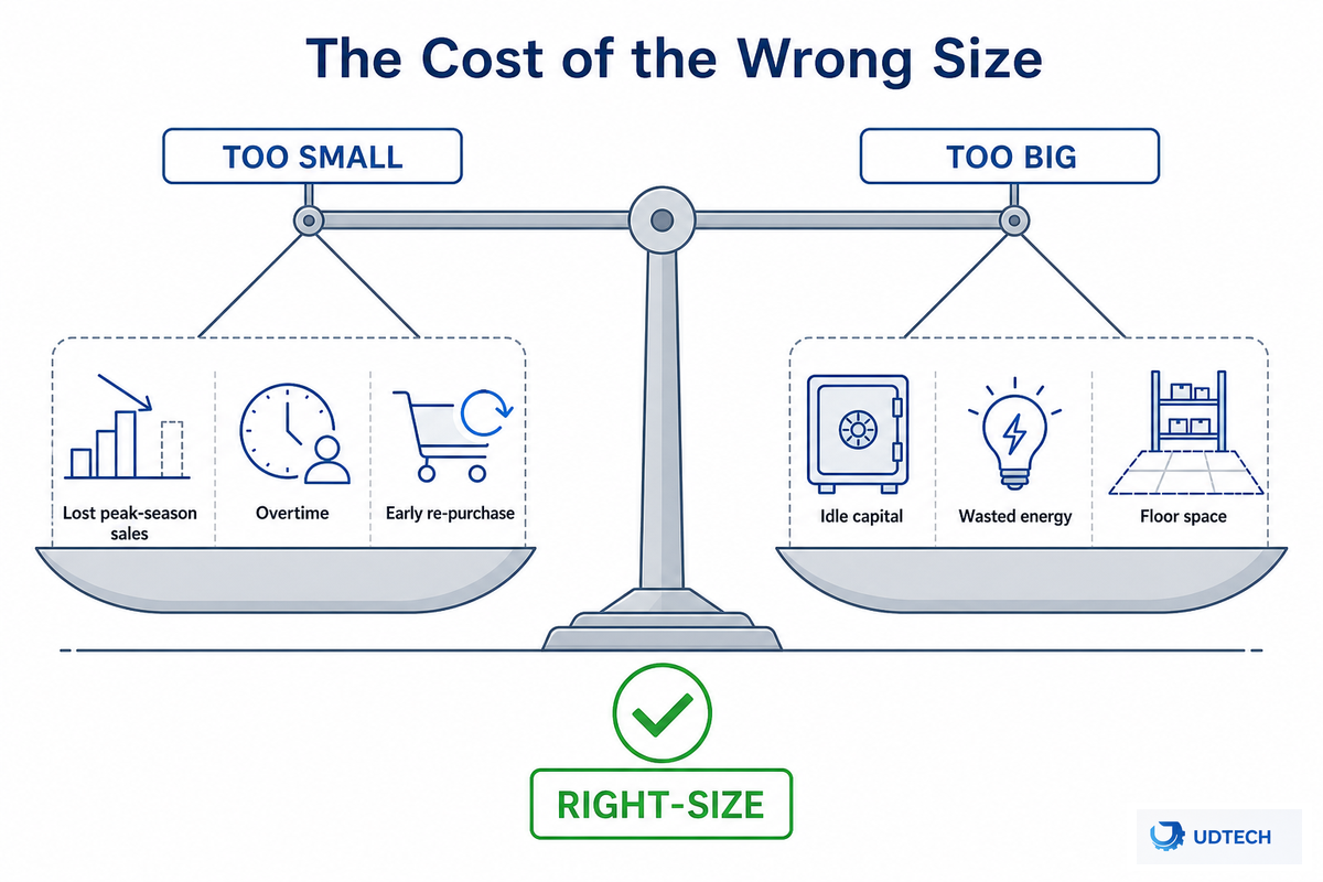 Why Capacity Planning Decides Your Egg Roll Line ROI — UDTECH