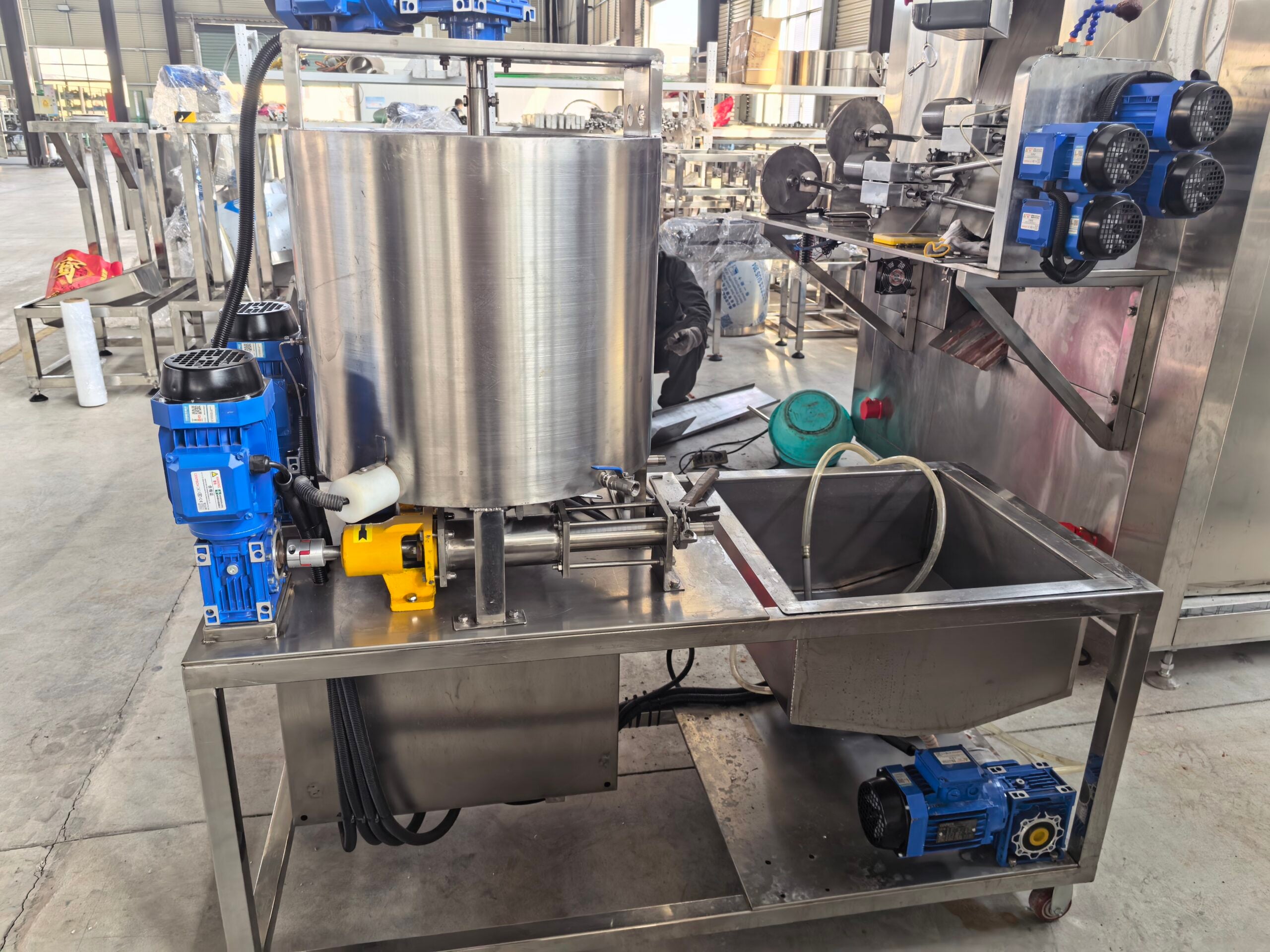 Energy and waste reduction typical factory setup