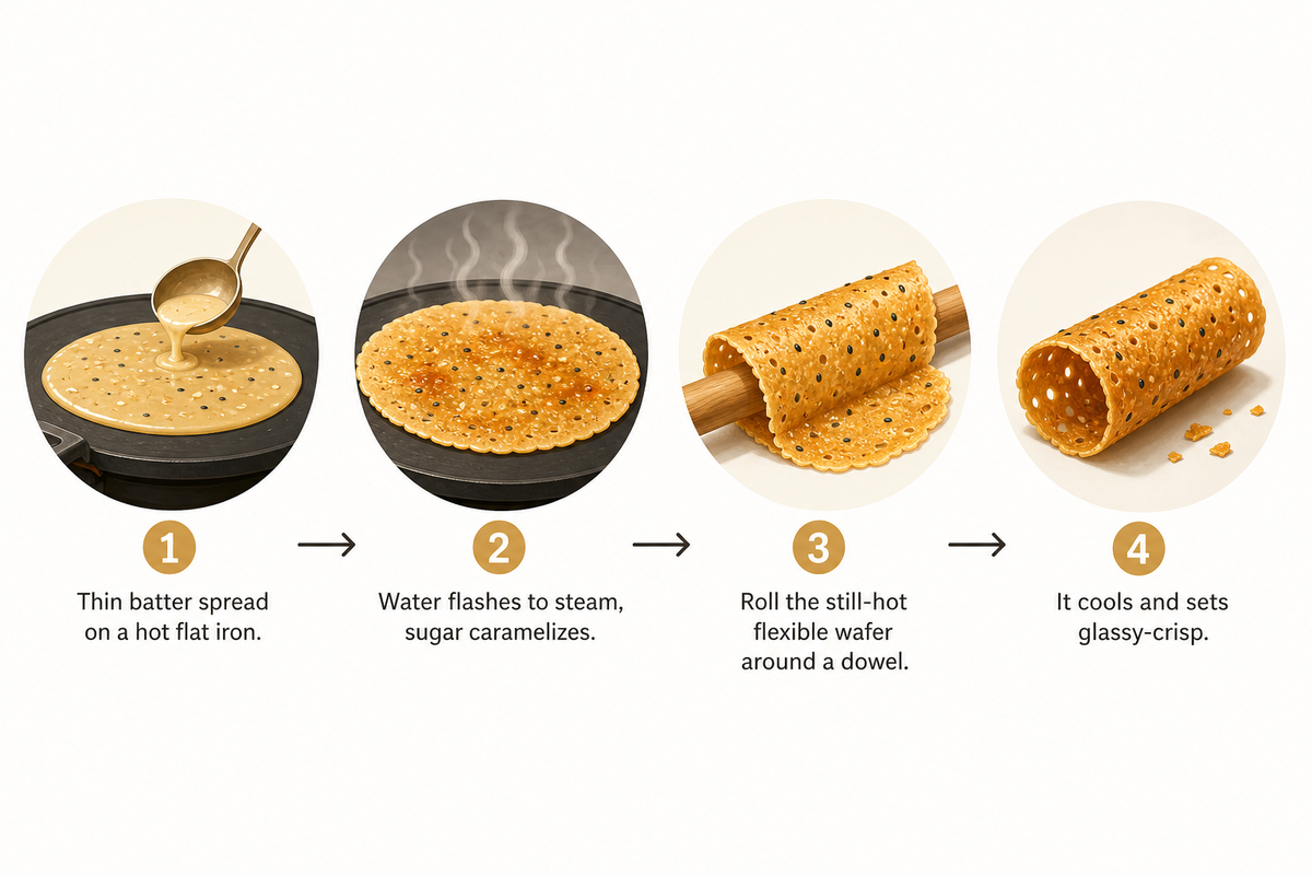 What They Are Made Of, and Why They Turn Out So Crispy