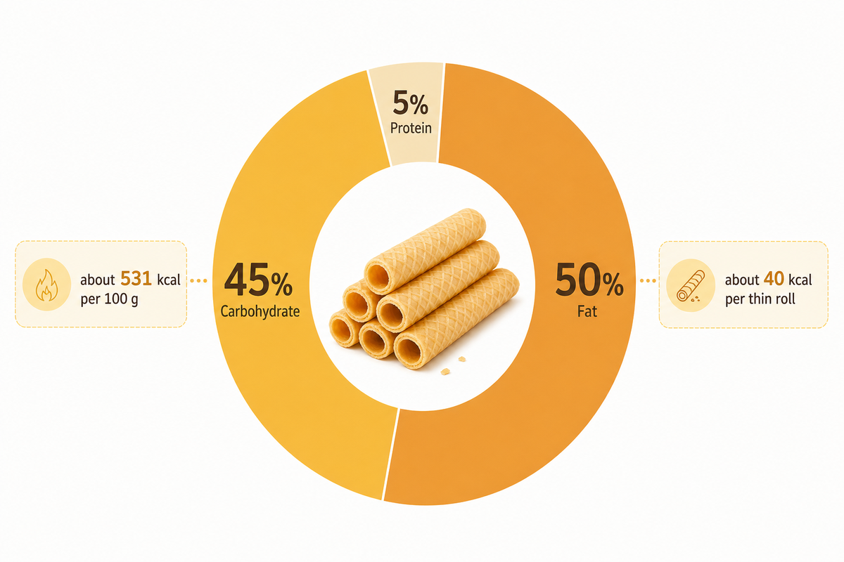 Are Chinese Egg Roll Cookies Healthy? Calories and Nutrition