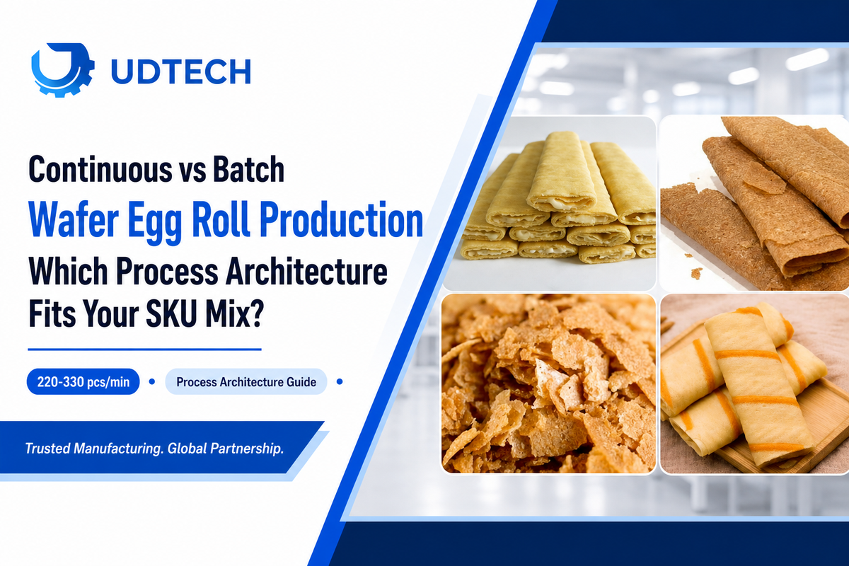 Continuous vs Batch Wafer Egg Roll Production (2026)