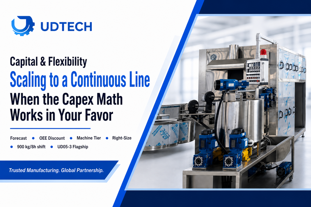Capital and Flexibility: When NOT to Buy a Dedicated Continuous Line — UDTECH