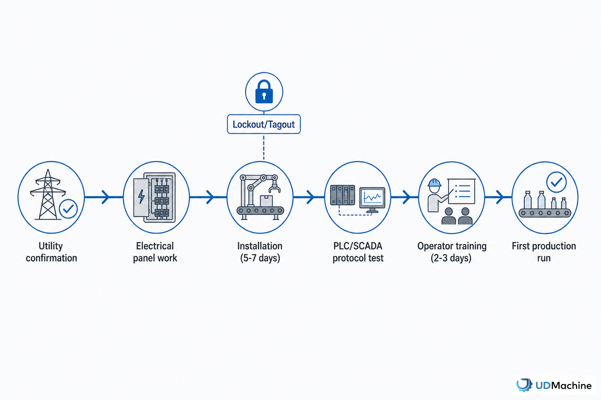 Installation, Commissioning and Operator Readiness — UDTECH