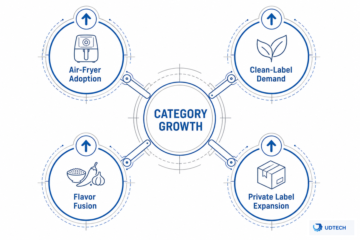 What's Driving Growth in the Egg Roll & Crispy Roll Snack Category? — UDTECH