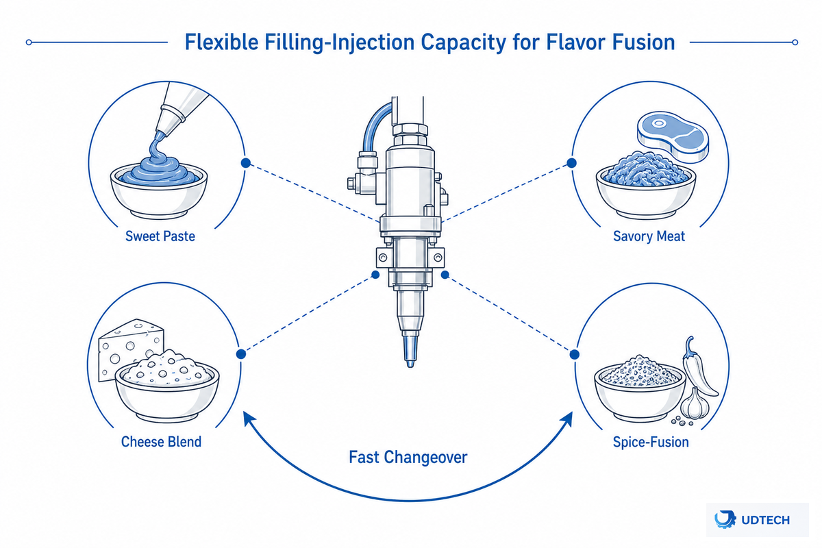 Trend 3, Ethnic Flavor Fusion Needs Flexible Filling-Injection Capacity — UDTECH