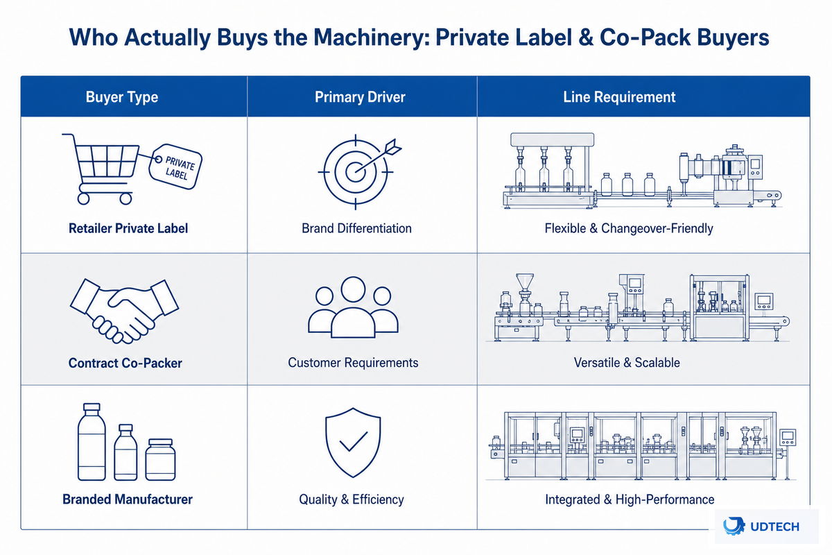 Private Label and Co-Packing Are Reshaping Who Actually Buys the Machinery — UDTECH