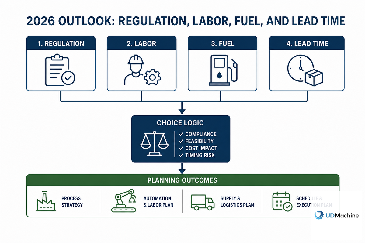 2026 Outlook: Regulation, Labor, Fuel, and Lead Time — UDTECH
