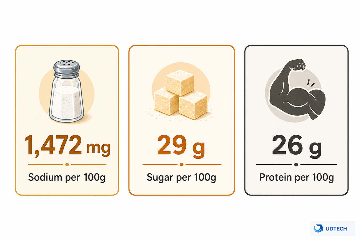 Is Pork Floss Healthy? Nutrition, Sodium & Ingredients (The Pinch-Size Sodium Math) — UDTECH