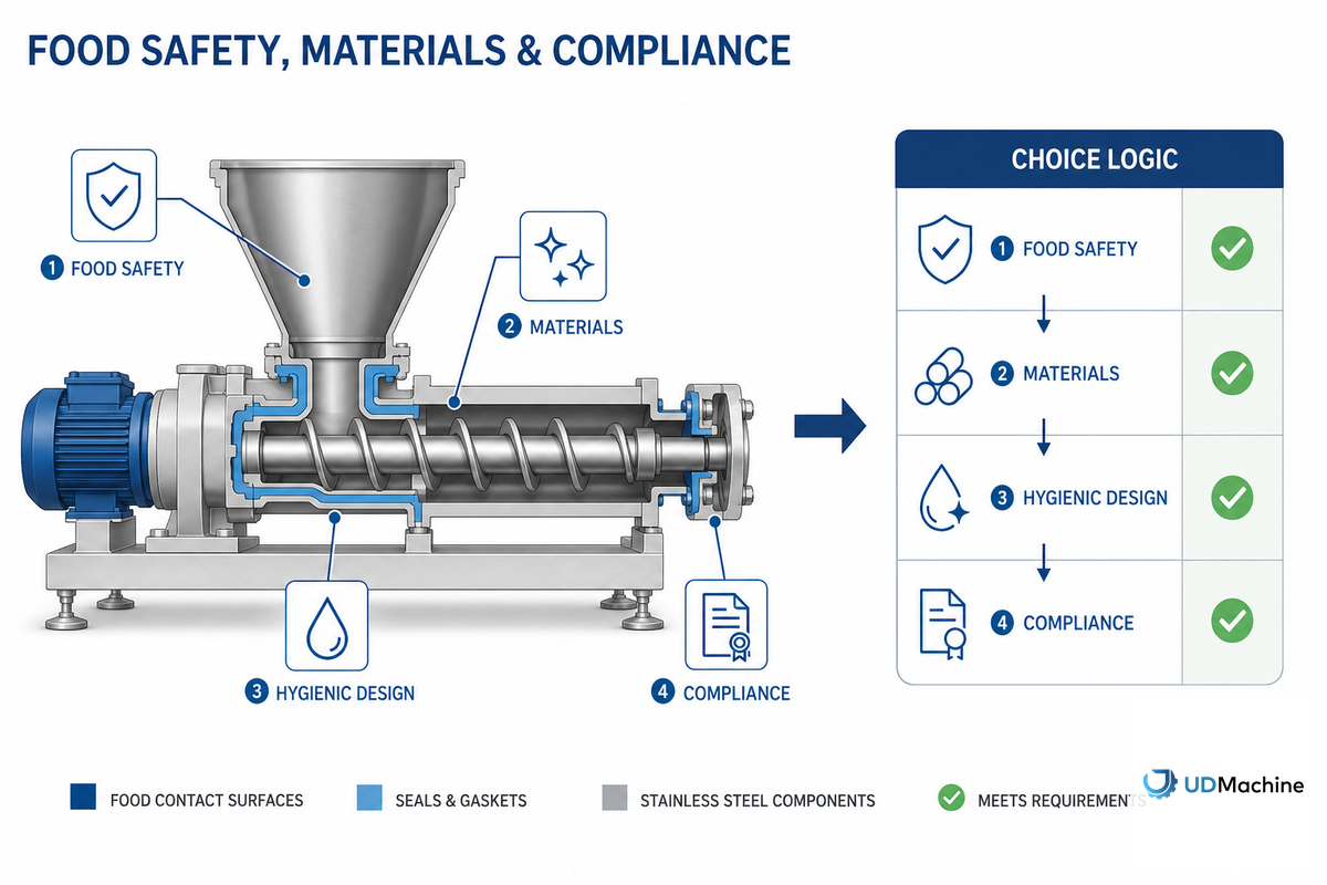 Food Safety, Materials and Compliance — UDTECH