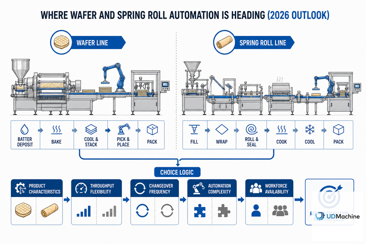 Where Wafer and Spring Roll Automation Is Heading (2026 Outlook) — UDTECH