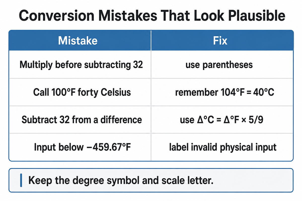 Common Formula, Rounding, and Precision Mistakes — UDTECH